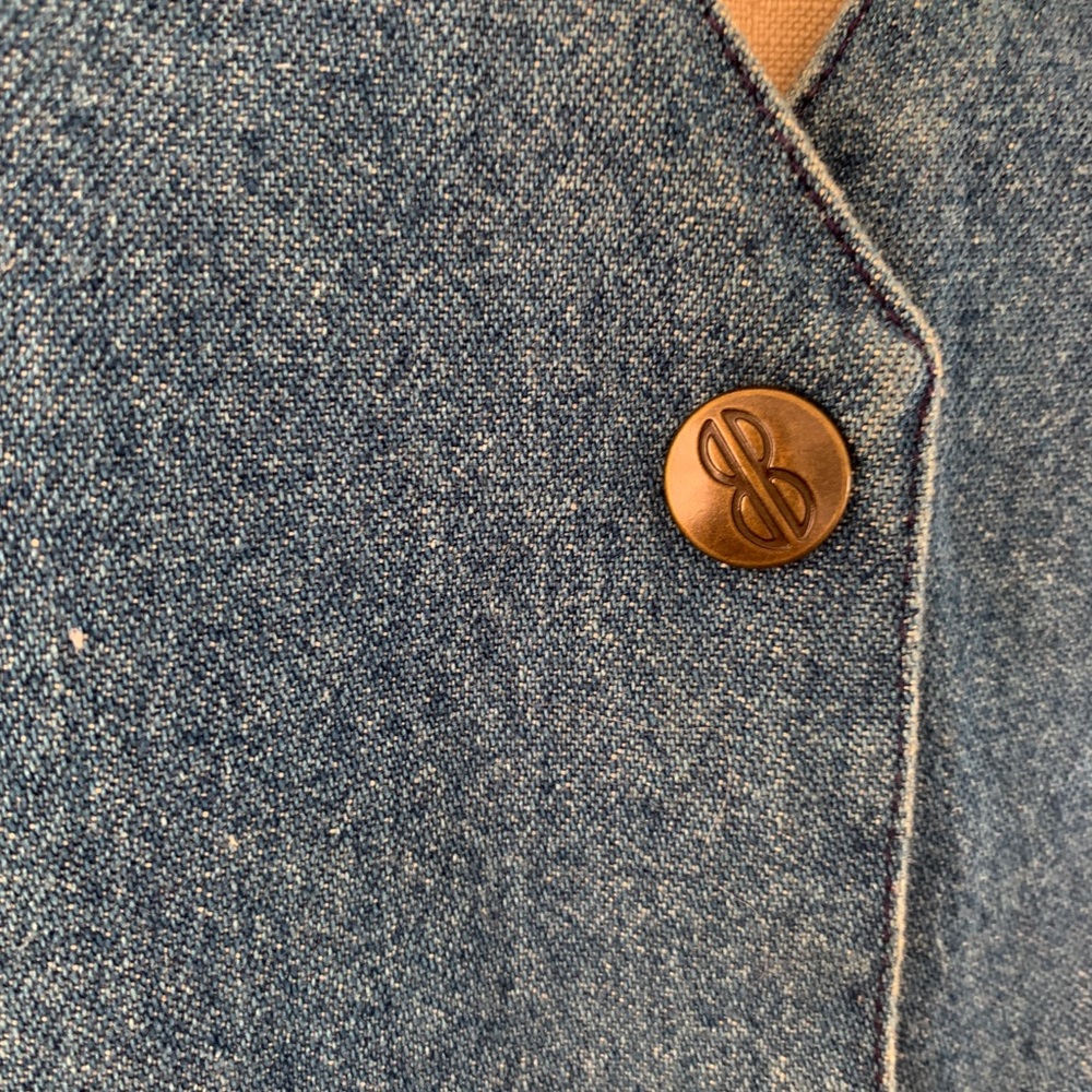 👍🏽SOLD👍🏽 Vintage Bill Blass sexy denim dress - Picture 8 of 8